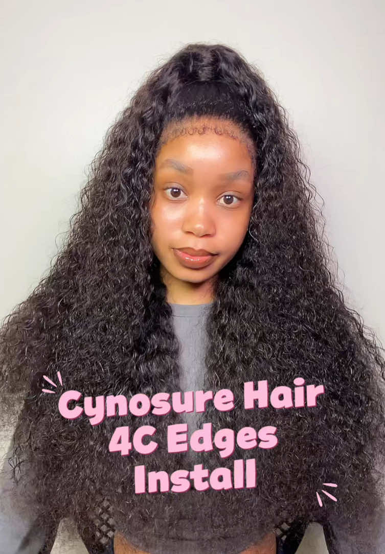 TikTok post by @gorgiiie_m for Cynosure Hair. Caption reads: Would you try out this wig? @Cynosure Hair....