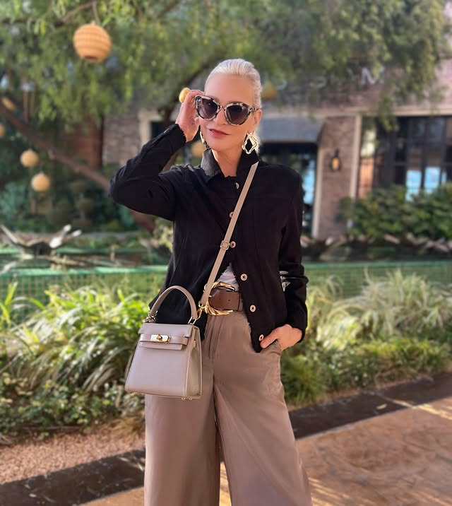 Instagram post by @moreturquoise for Charlie B Collection. Caption reads: [...] This chic look brought to you by....
