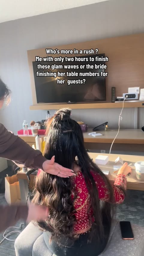 Instagram post by @promuaartistry for Moroccanoil. Caption reads: Ohh we love brides who have the same sense of....