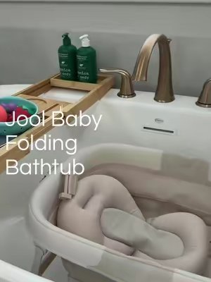 TikTok post by @itskristaadams for Jool Baby. Caption reads: [...] #jooldreamteam #BabyEssentials @Jool Baby....