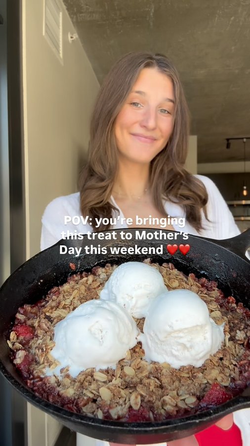 Instagram post by @lesswithlaur for SunButter. Caption reads: If you’re looking for a treat to bring to Mother’s....