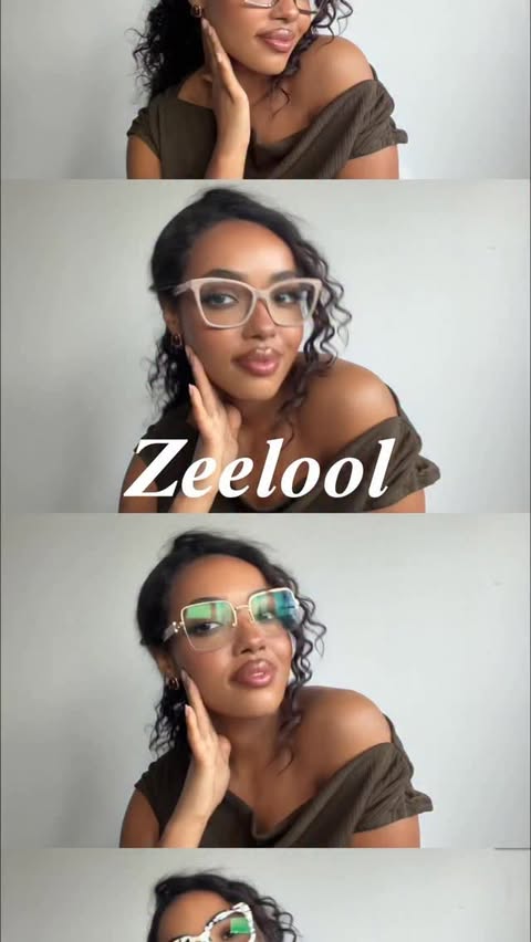 Instagram post by @aria_dewestbrooks for Zeelool. Caption reads: Which one do we like chat? @zeelool 

1. Grover....