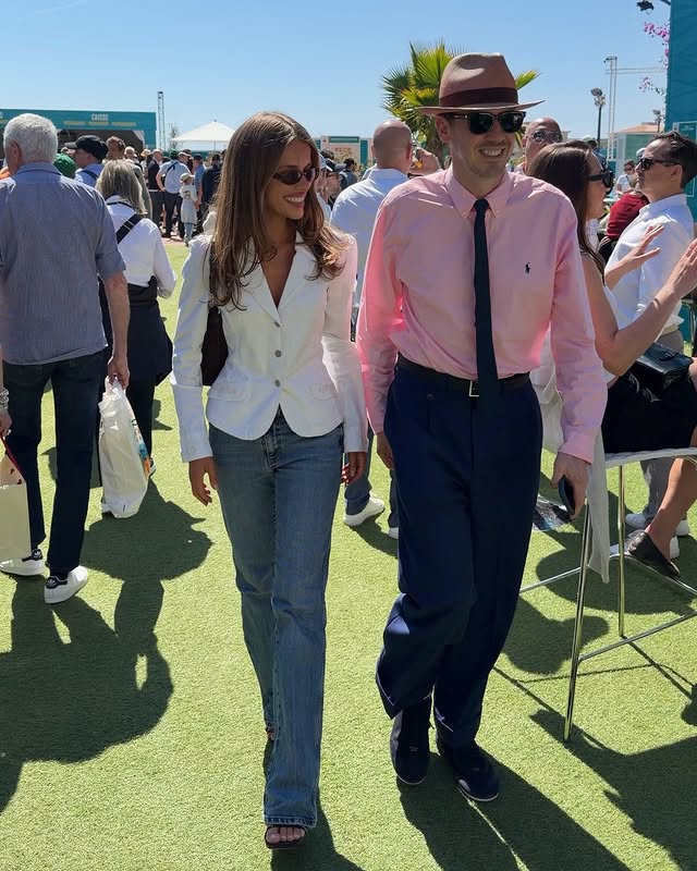 Instagram post by @josefinevogt for Lancaster Beauty. Caption reads: Reklame/ Rolex Monte-Carlo Masters with....