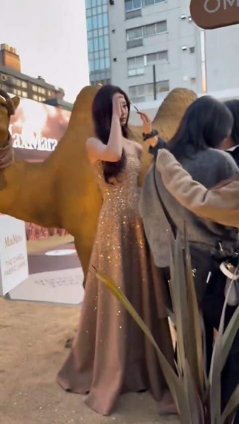 Instagram post by @alice721010 for Max Mara. Caption reads: 💚251120🇯🇵🤩TZUYU × Max....