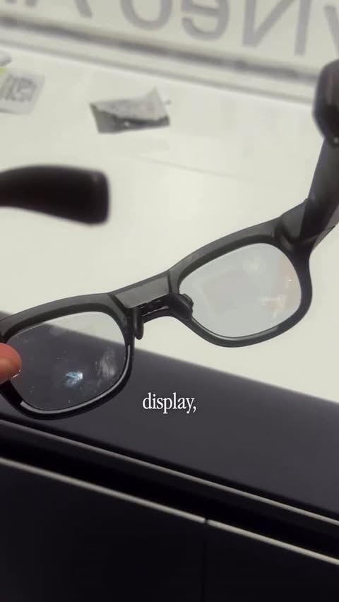 Instagram post by @radoslavbali for RayNeo. Caption reads: CES 2026 Day 1 🙌 Thank you @rayneo_global for....