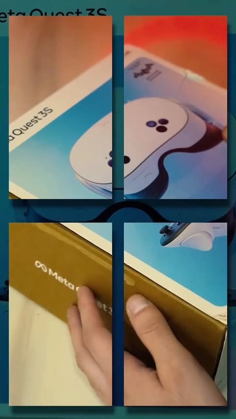 Instagram post by @ljalagania for Meta. Caption reads: [...] coming — it’s already here. Meta Quest 3S🚀....