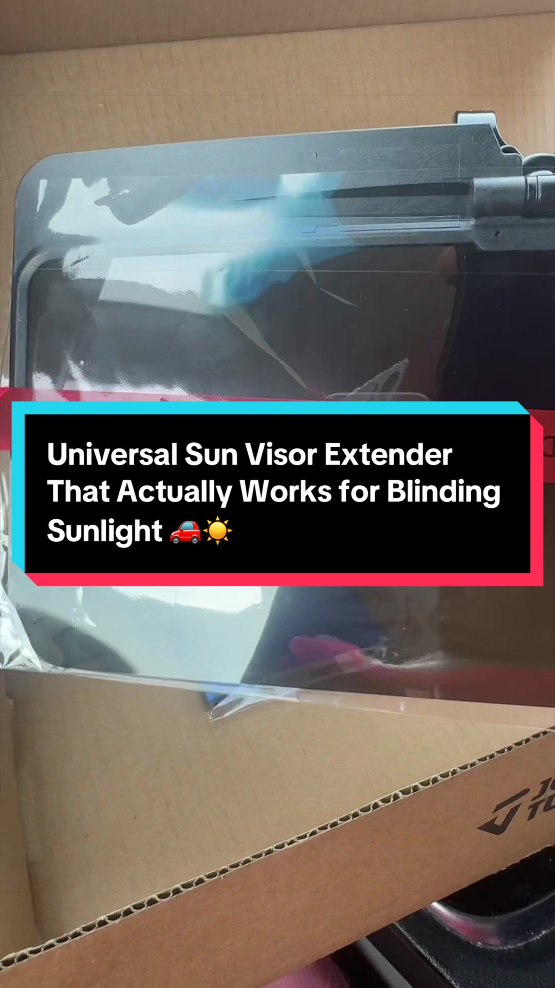 TikTok post by @keepinup.withdiane for JoyTutus. Caption reads: The Joytutus Universal Anti-Glare Polarized Sun....