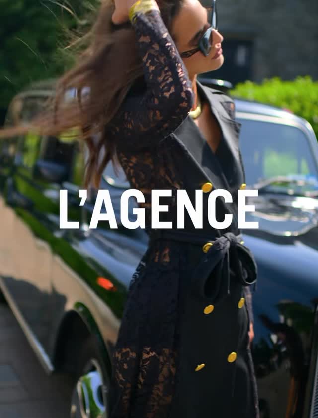 Instagram post by @tararudesdann for L'AGENCE. Caption reads: [...] IN OUR COMPANY♠️

AMEN!

#LADIESWHOLAGENCE.