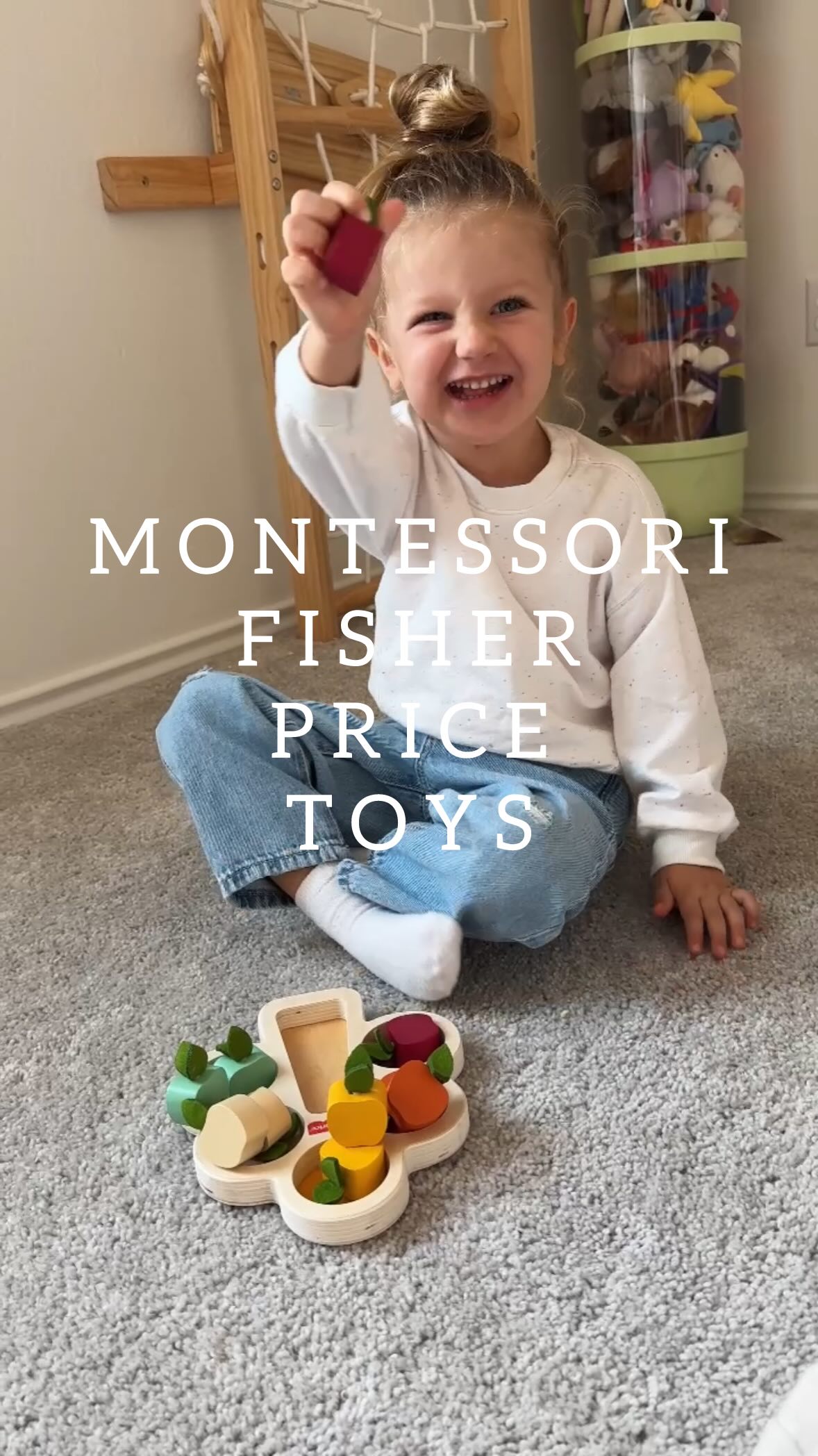 Instagram post by @natalia.be.be for Fisher-Price. Caption reads: My 3-year-old’s favourite toys on Amazon ✨

#ad....