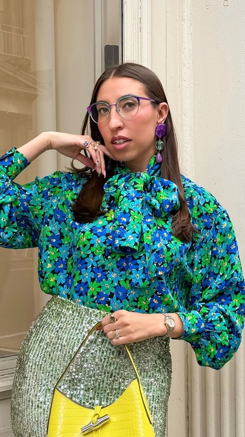 Instagram post by @cvazzana for Zenni. Caption reads: What do you think???💞🌈😎because now is the time....