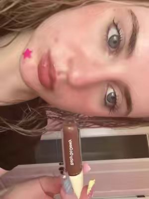 TikTok post by @iitaliannstallionn for Babygodewy Beauty. Caption reads: @babygodewybeauty 🤎#babygofreckle #babygodewy....