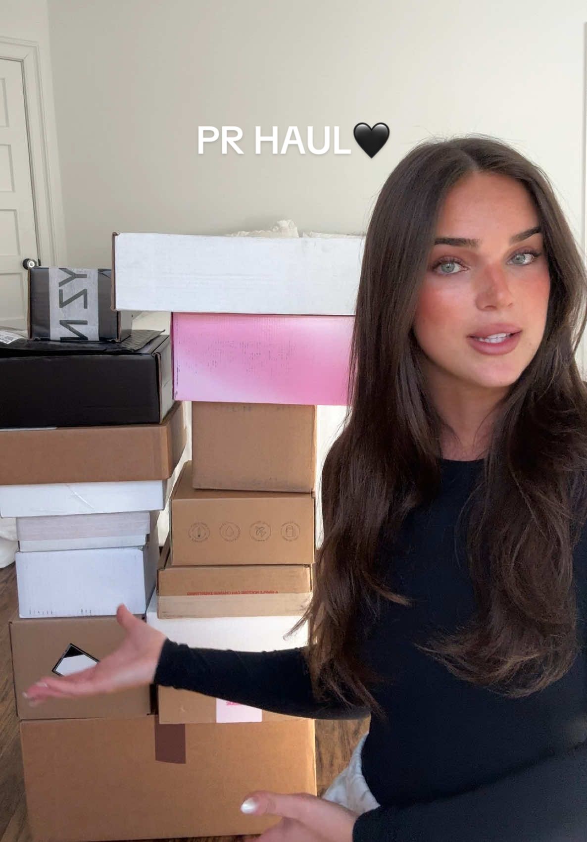 TikTok post by @torivoelker_ for Ciele Cosmetics. Caption reads: Unbox with me! @lemme @Glow Recipe @Ciele....