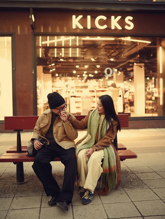 Instagram post by @fabolousbanji for Viltrox. Caption reads: [...] Lens: @viltrox.official 35/1.2 #stockholm....