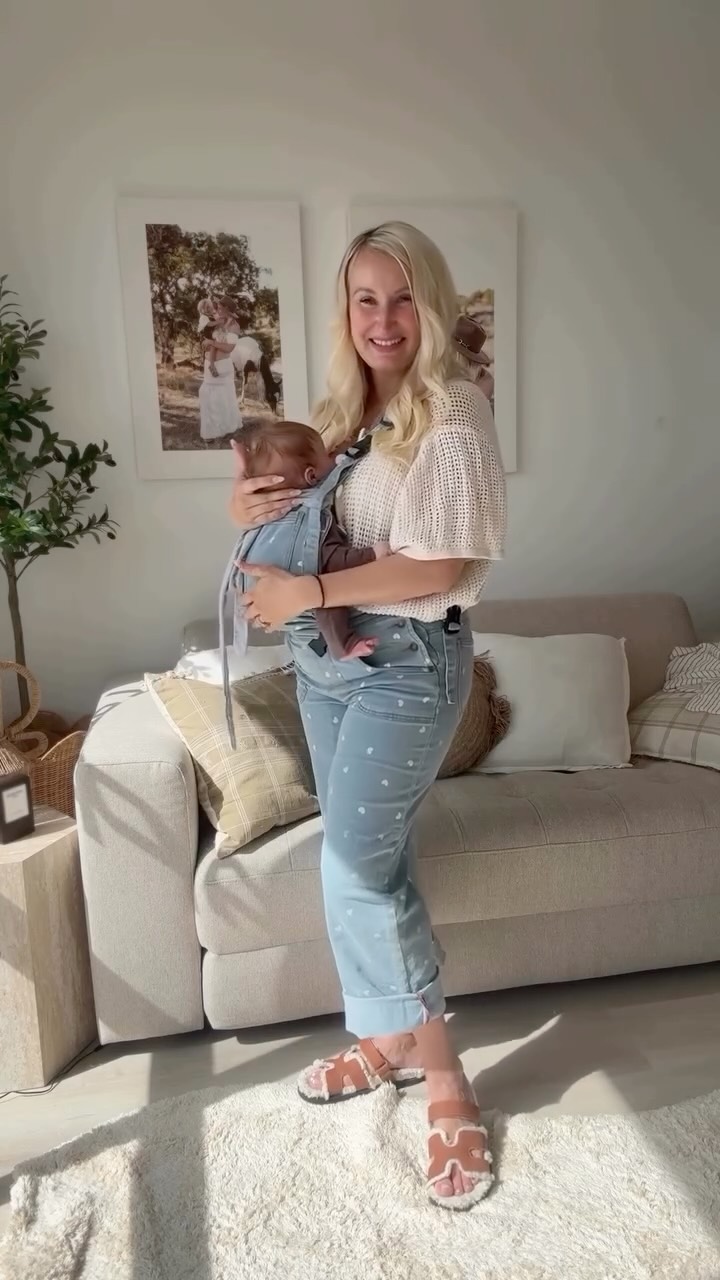 Instagram post by @riverwildw for The Mumsie. Caption reads: If this are not the cutest overalls from....