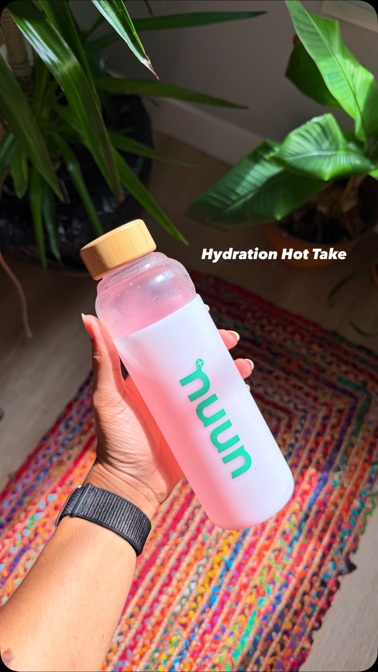 Instagram post by @janaethorntonn for Nuun Hydration. Caption reads: Hydration plans aren’t just for marathon runners!....