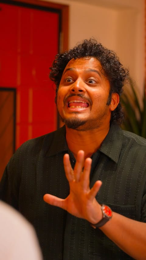 Instagram post by @just_neel_things for Croma. Caption reads: [...] apne biwi ke khilaaf nahi jaa....