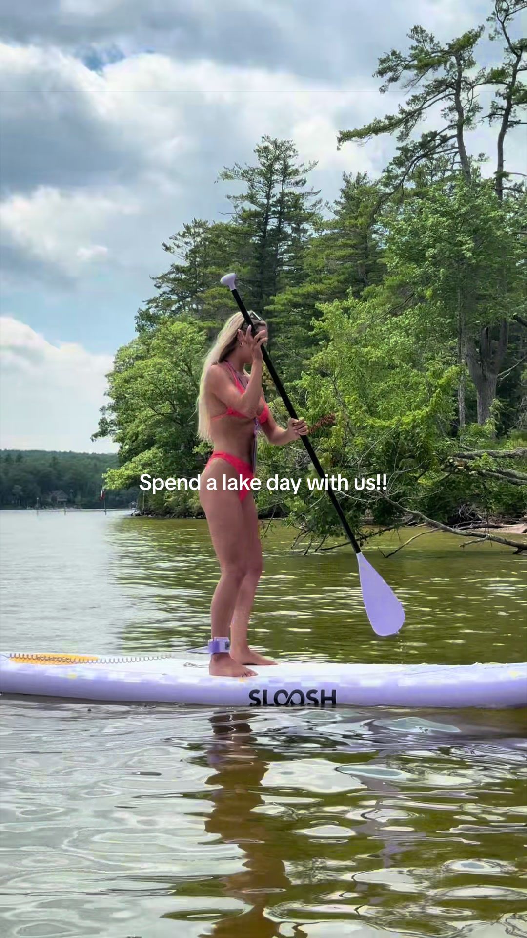 TikTok post by @siennarosecollins for SLOOSH. Caption reads: [...] official website for a discount! ( @SLOOSH....