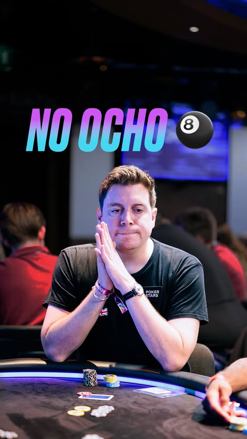 Instagram post by @nickwalshtv for PokerStars. Caption reads: [...] in Barcelona. August 30–31.....