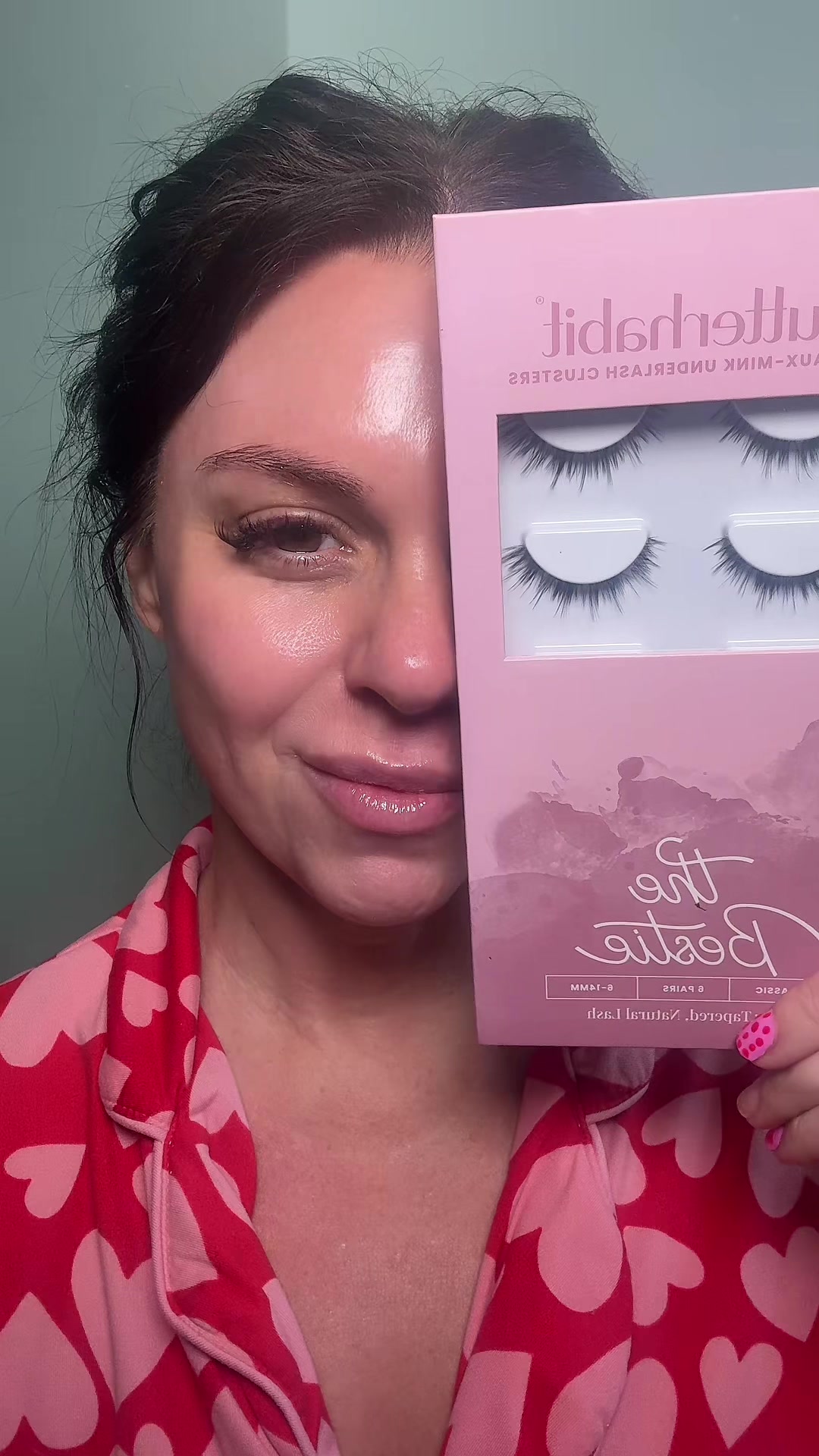 TikTok post by @brookecorsbie for FlutterHabit. Caption reads: @flutterhabit ‘s #bestie is the #goat #beauty #fyp....