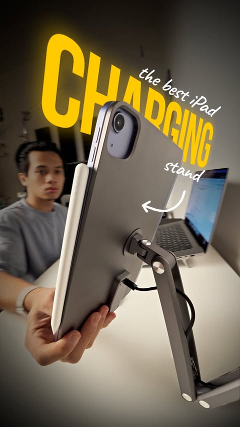 Instagram post by @migs.visuals for KUXIU. Caption reads: [...] charge your iPad!

This is the Kuxiu X36 Pro....