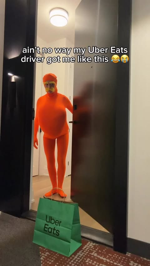 Instagram post by @sydwingold for Uber Eats. Caption reads: The @ubereats order that lives rent-free in my....