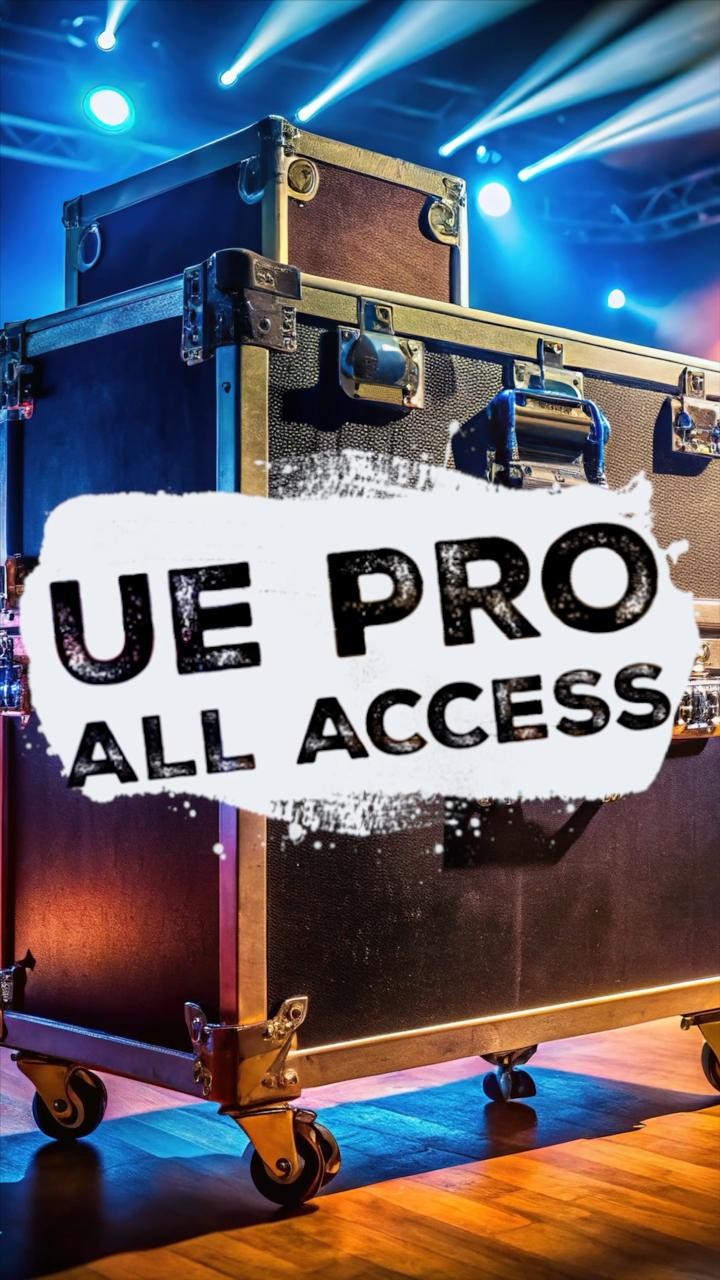 Instagram post by @dankalisher for Ultimate Ears. Caption reads: From a dialed mix in your IEMs to the rush of a....