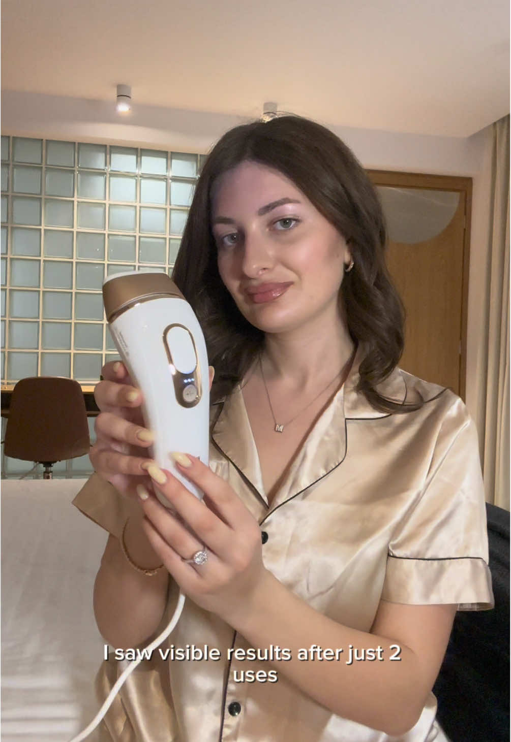 TikTok post by @mmarruss for Braun. Caption reads: #ad #BraunPartner Huge thanks to  @Braun US for....