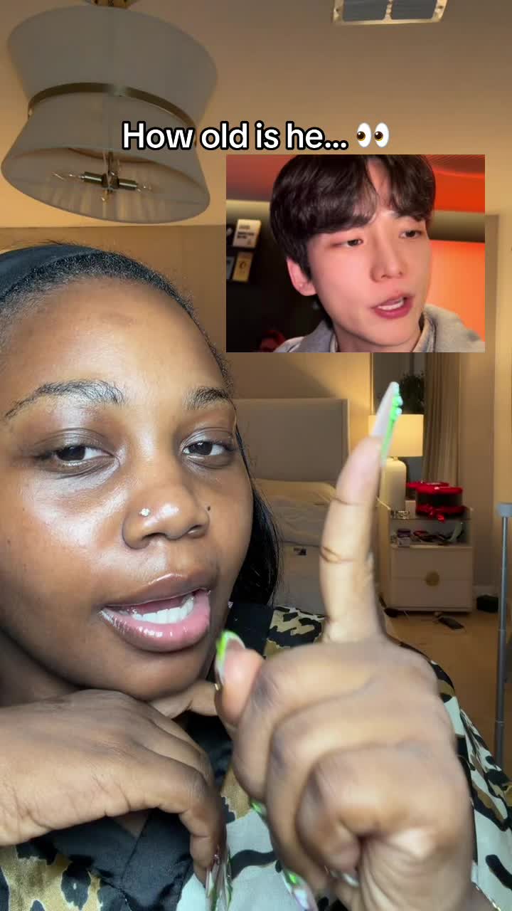 TikTok post by @syl.beauty1 for HAUA. Caption reads: This is why Korean glass skin!! @HAUA #haua....