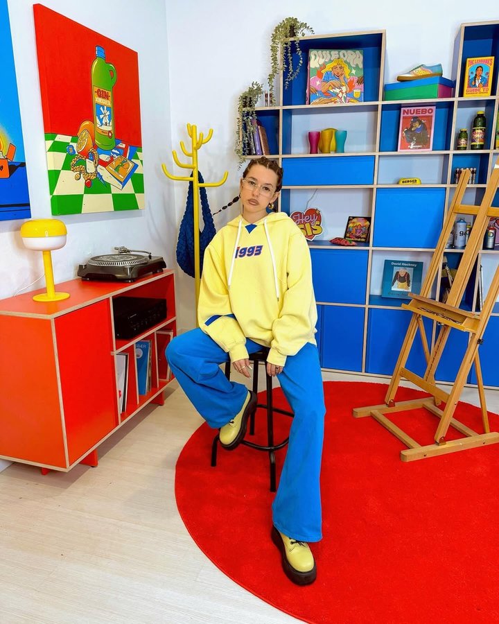 Instagram post by @befernandezart for Tylko. Caption reads: Finally have my dream studio thanks to @tylko....