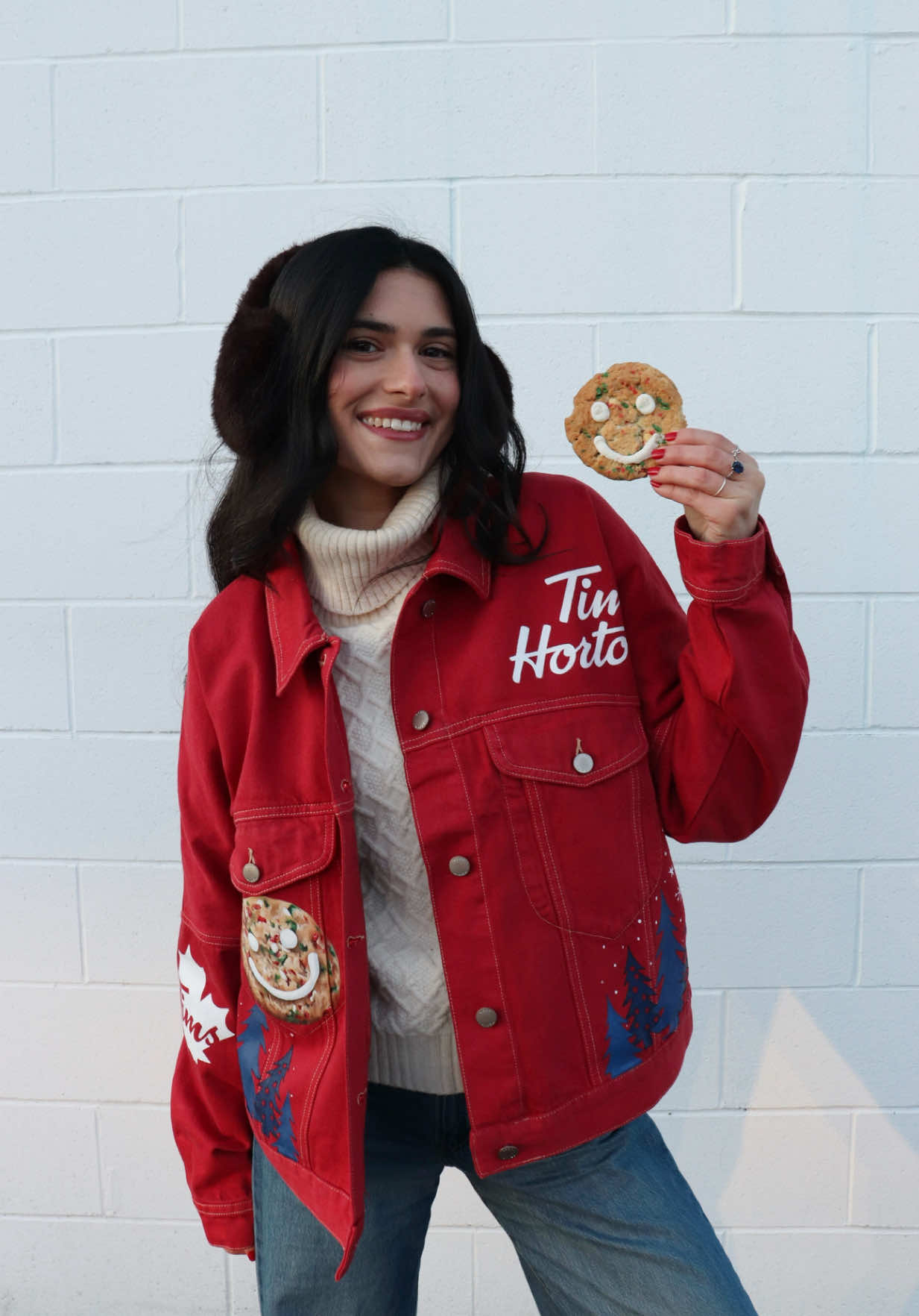 TikTok post by @kscandale for Tim Hortons. Caption reads: [...] most wonderful time of the year - The @Tim....