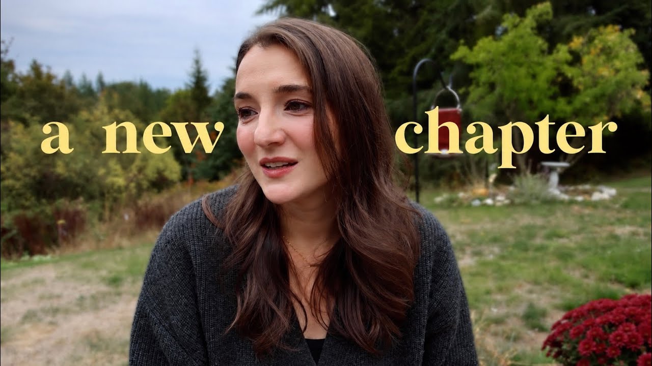 YouTube post by @NatalieBennett for Thematic. Caption reads: A new chapter for us... | a heart to heart + fall....