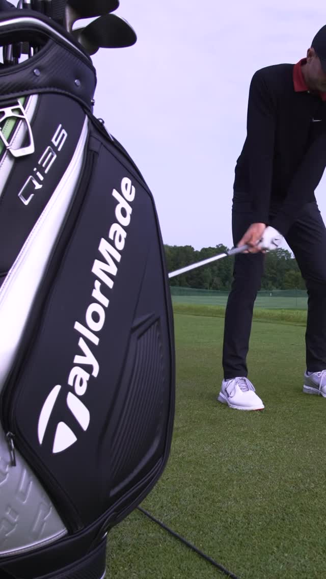 Instagram post by @lukeclanton for TaylorMade Golf. Caption reads: Been with @taylormadegolf since the beginning.....