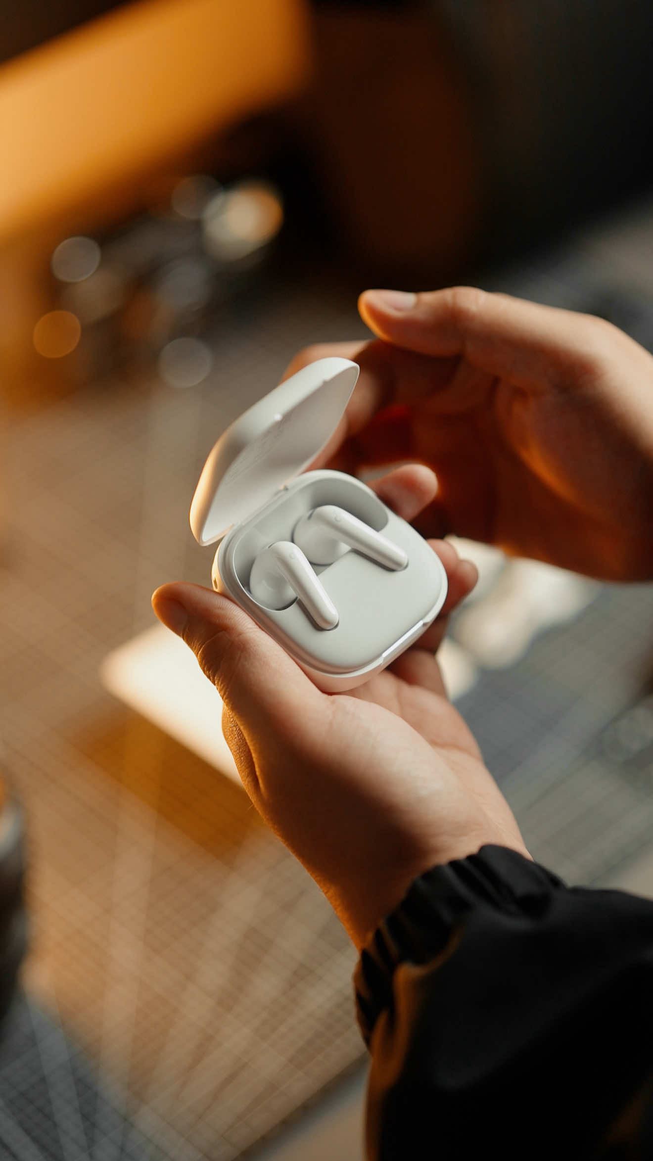 TikTok post by @kevincharlesdc for Soundcore. Caption reads: Affordable earbuds with premium features? Check....