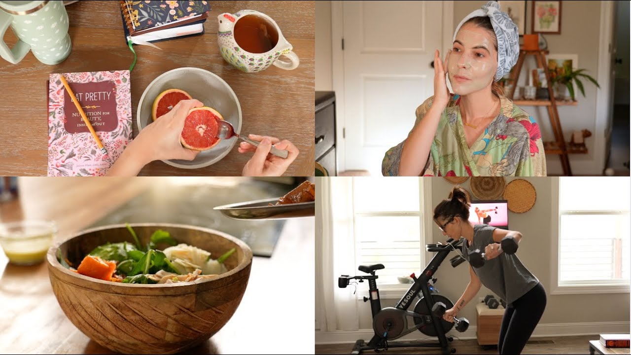YouTube post by @racheltalbott for Natural Life. Caption reads: Healthy Winter Beauty Habits (Exercise, Foods,....