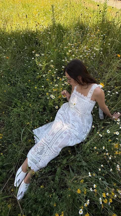Instagram post by @sharypova_nna for ZIMMERMANN. Caption reads: [...] fulfillment is as simple as that.....