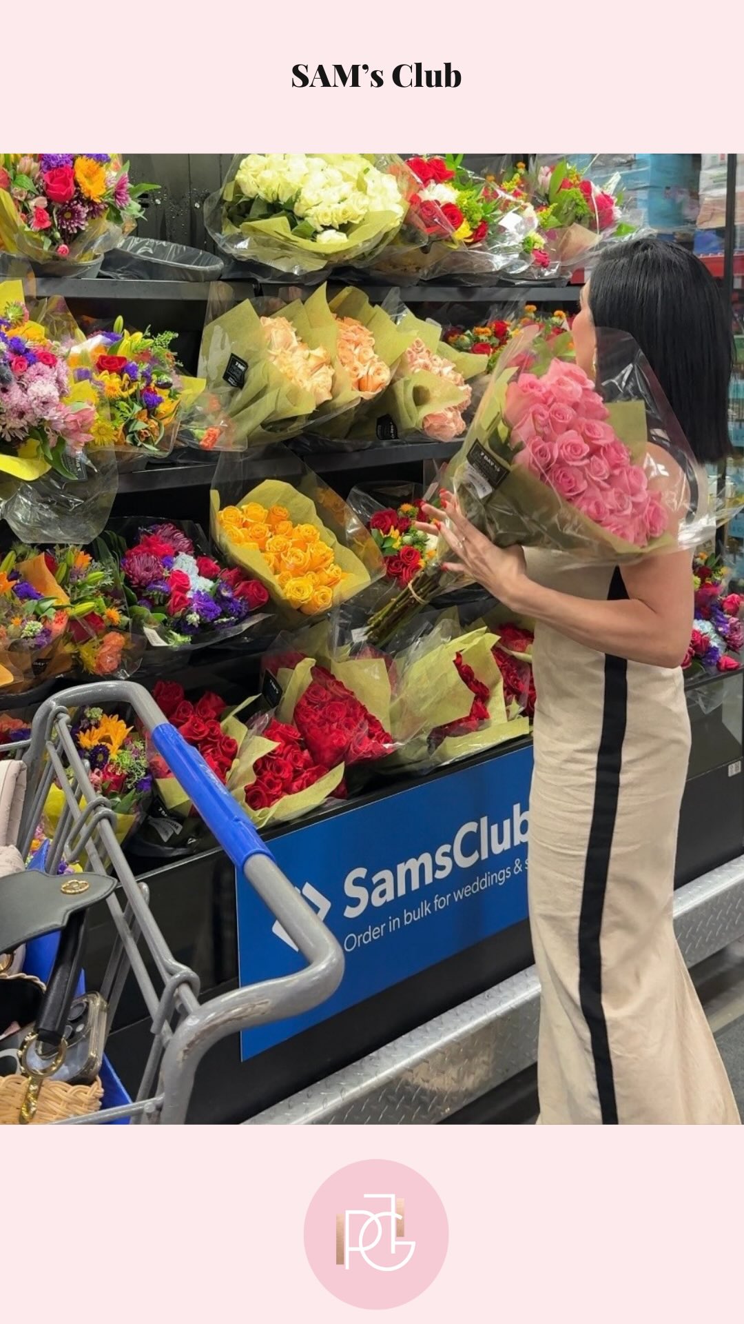 Instagram post by @joplacencio for Sam’s Club. Caption reads: #SamsPartner Some days I wander the aisles, other....