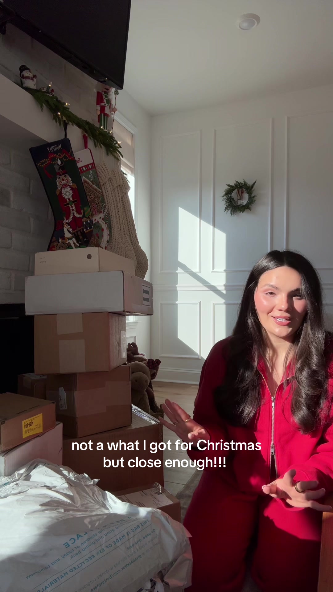 TikTok post by @biancaxhenderson for BaubleBar. Caption reads: [...] @THE OUAI @Colorescience @PMD Beauty....