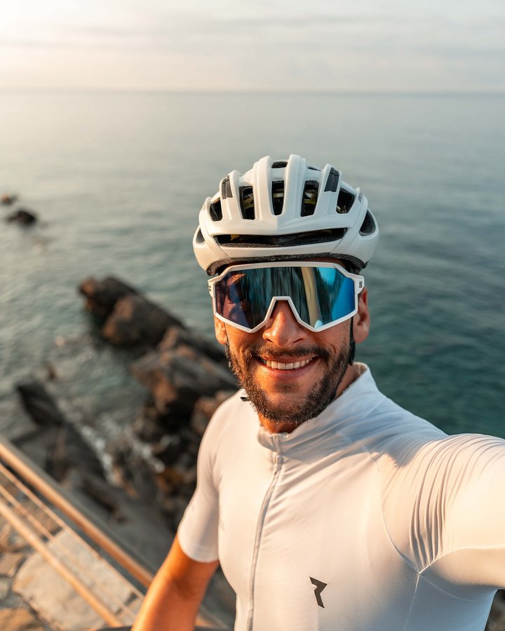 Instagram post by @iambastiano for SunGod. Caption reads: timeout in bella italia 🇮🇹🌊

spent a week of....