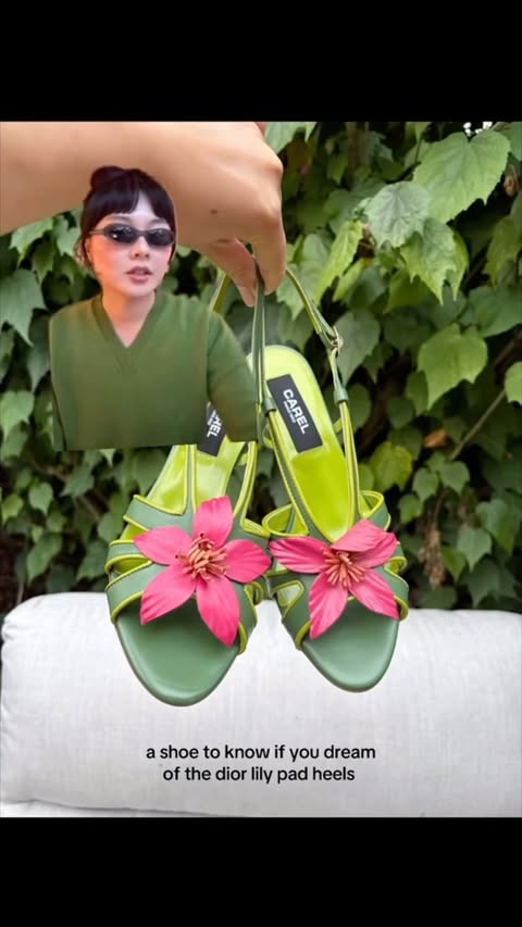 Instagram post by @vivthemole for Carel Paris. Caption reads: [...] girls! shoes kindly gifted from @carelparis....