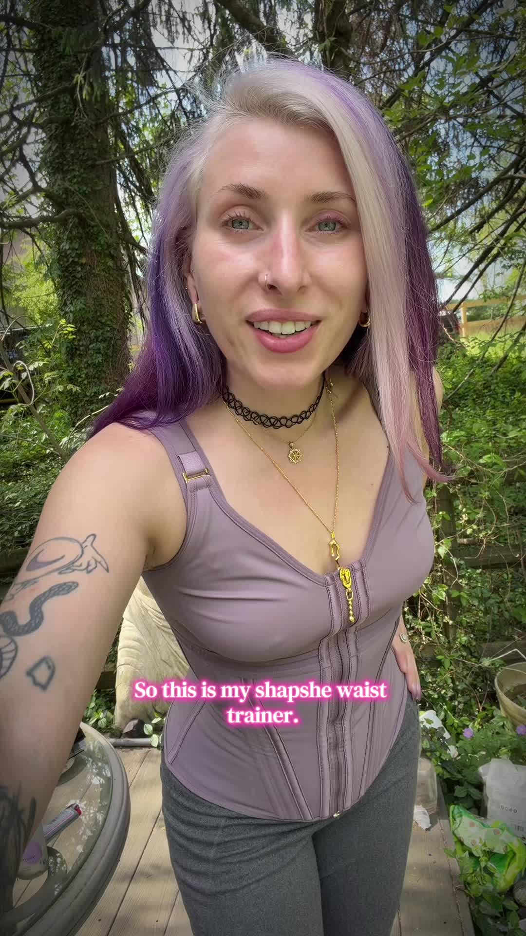 TikTok post by @_moonwitchery_ for SHAPSHE US. Caption reads: Comfort is the Real Luxury Snatched but still....