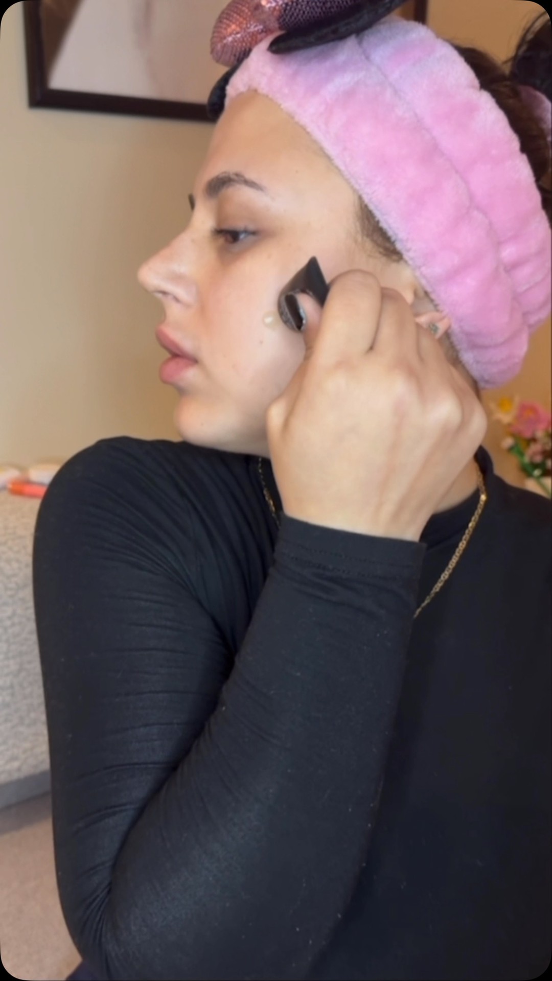 Instagram post by @strictlyfreebies for e.l.f. Cosmetics. Caption reads: Seeing what sticks to @elfcosmetics new matte....