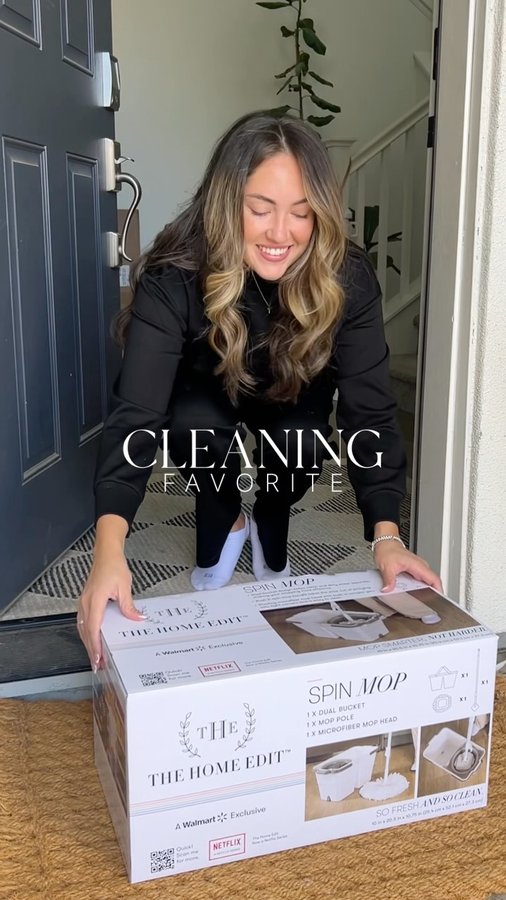 Instagram post by @nicholepaclibar for The Home Edit. Caption reads: [...] My favorite brand from Walmart.com The Home....