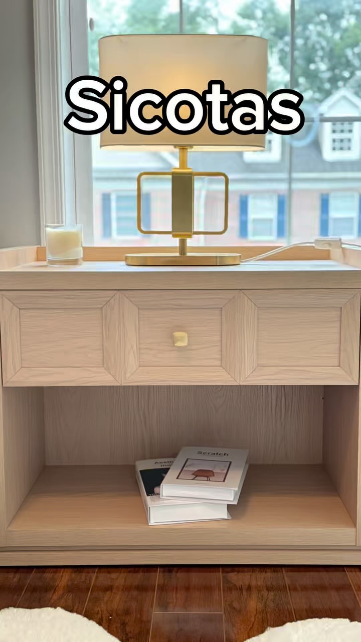 Instagram post by @america_momblogger for Wayfair. Caption reads: ✨ Transforming my bedroom, one piece at a....