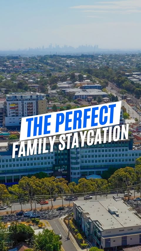 Instagram post by @adventures.of.davidm for Novotel Mohammédia. Caption reads: Family staycation done right ✨ We checked into....