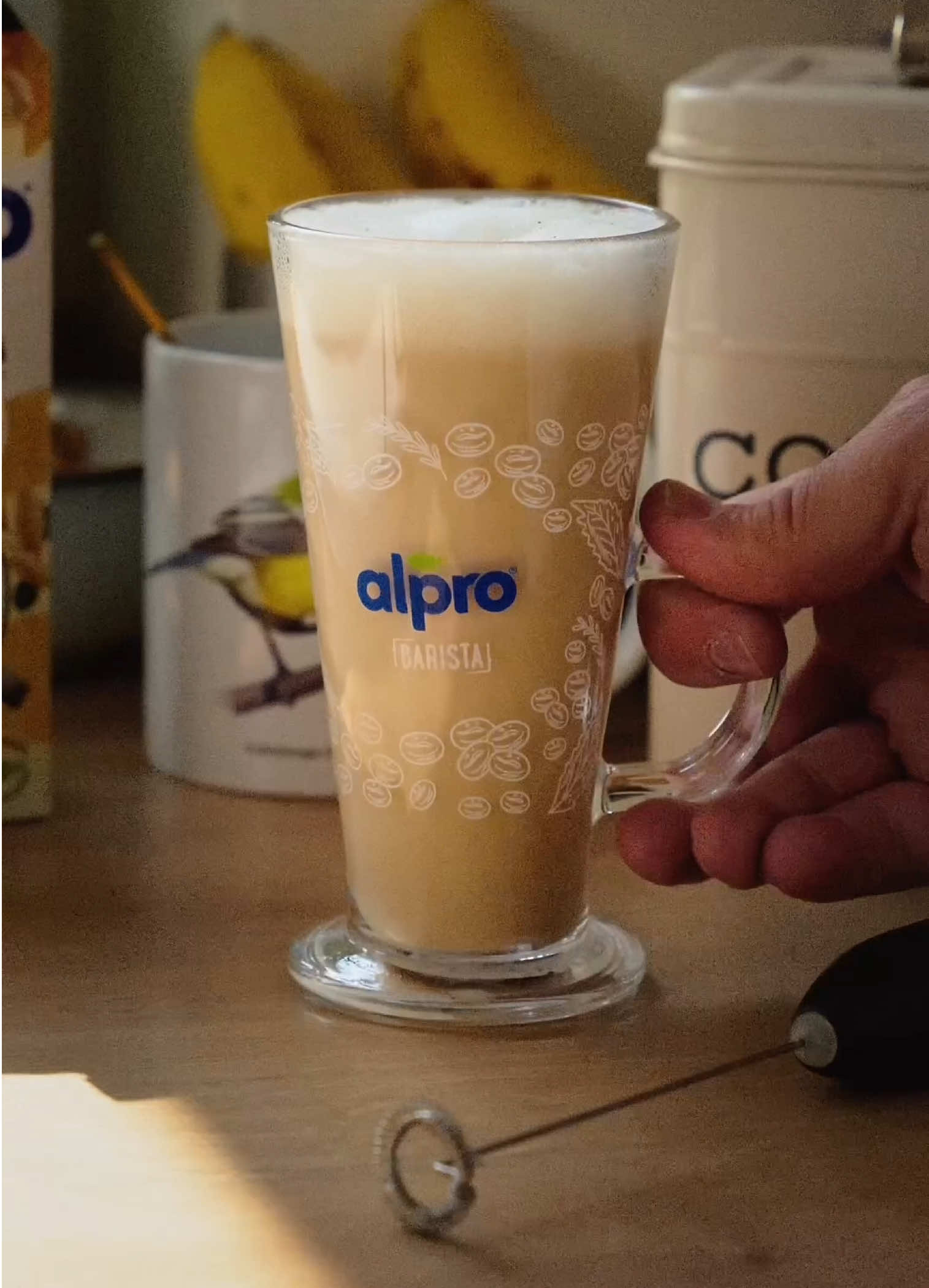 TikTok post by @apuskaspeti_puskaspeti for Alpro. Caption reads: #reklám Hogy beteg lennék? Micsoda?😏😂 Inkább....