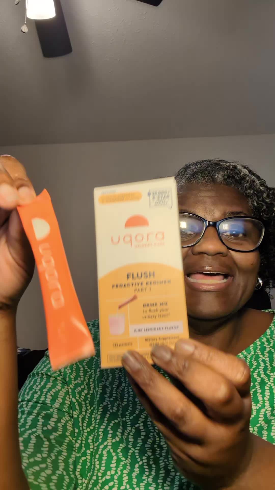 TikTok post by @kimmilove1973 for Uqora. Caption reads: [...] #tiktokshopcreatorpicks #kimmilove @Uqora....