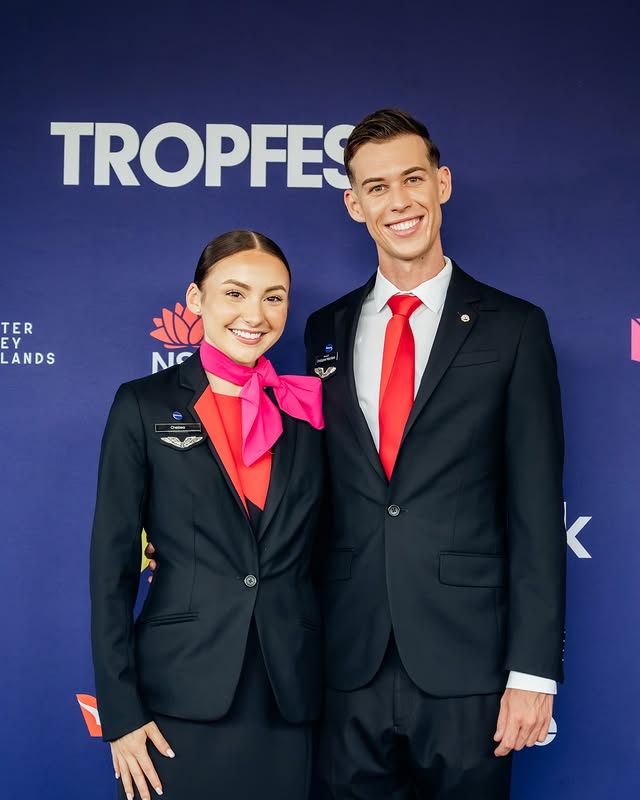Instagram post by @tropfest for Qantas. Caption reads: Last night, 35,000 people came together at....