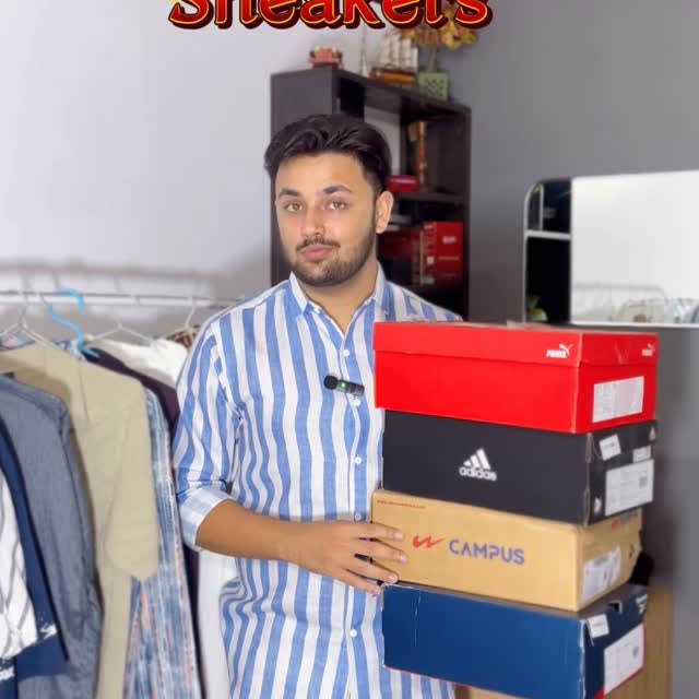 Instagram post by @_mohd_shams_khan_ for PUMA India. Caption reads: 💬 Comment ‘sneakers’ and I’ll DM you all the....