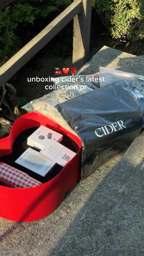 Instagram post by @zoegabon for Cider. Caption reads: Shop Cider is opening a new store at Westfield....