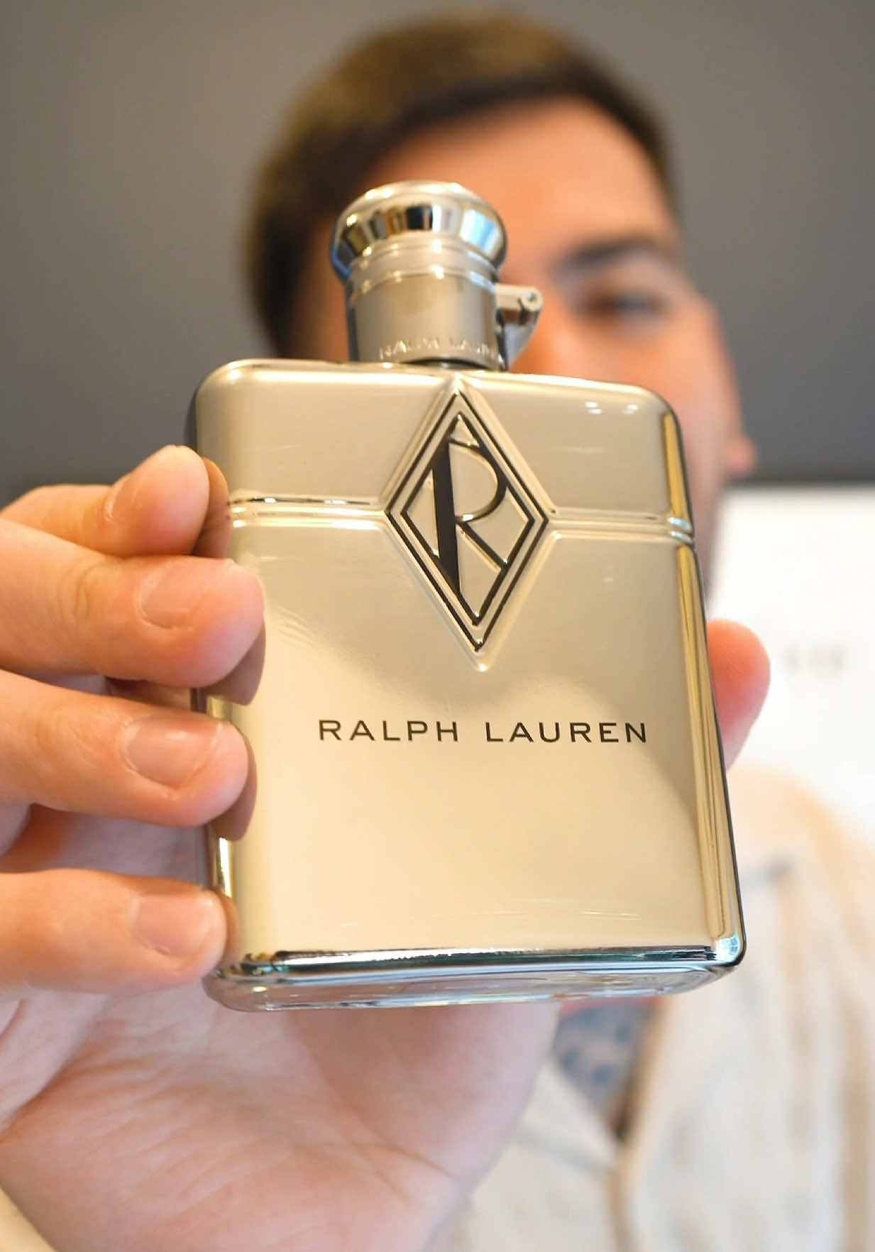 TikTok post by @lucianocorcico for Ralph Lauren. Caption reads: RALPH CLUB NEW YORK de @Ralph Lauren Fragrances....